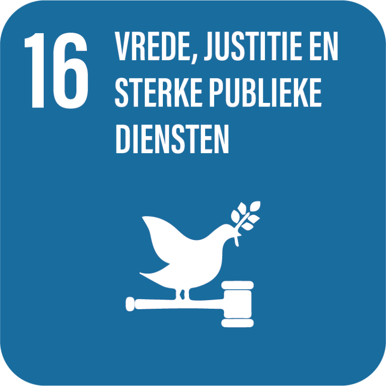 SDG 16, Vrede, justitie en sterke publieke diensten